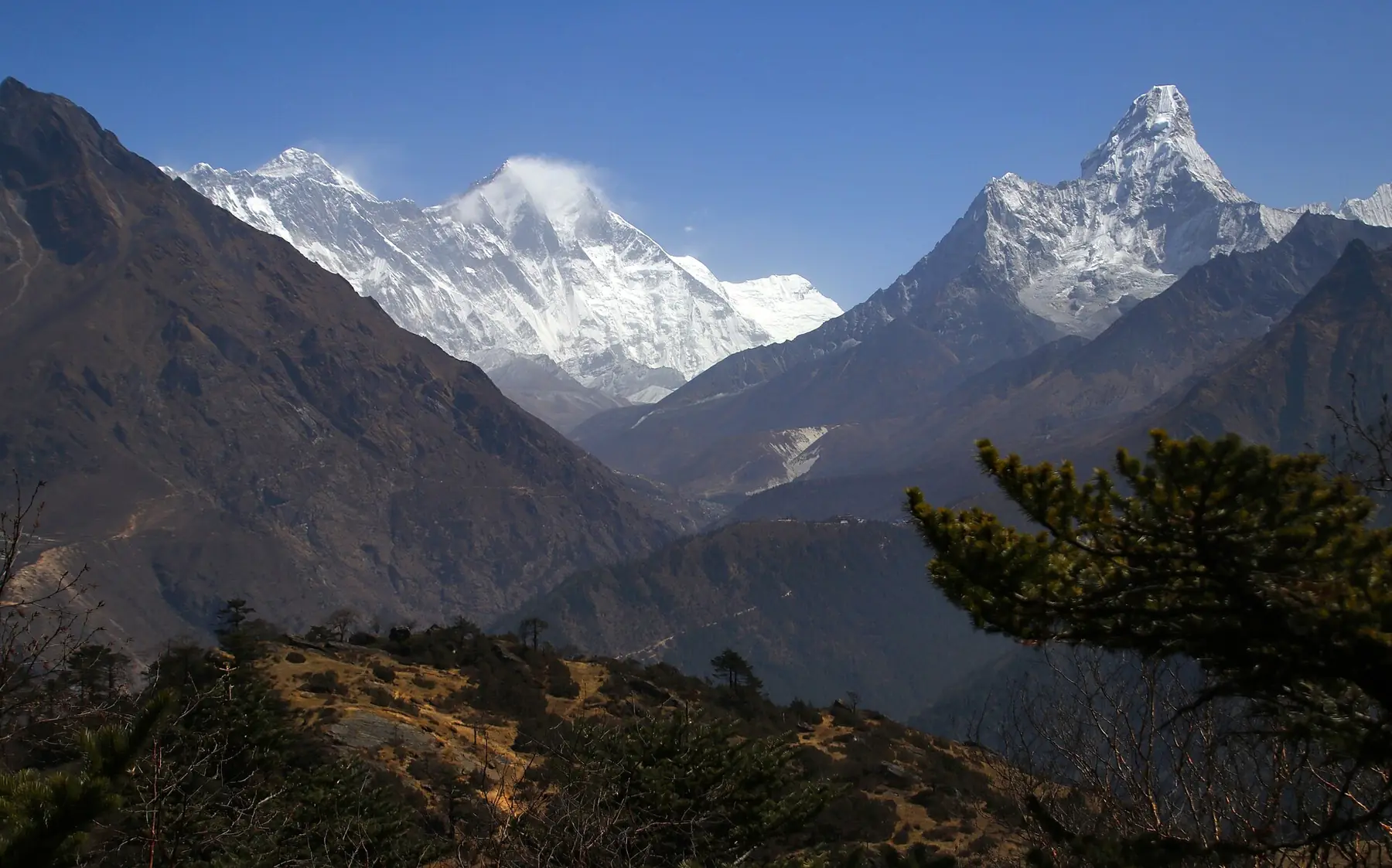 Scenery on the Everest View & Tengboche trek route