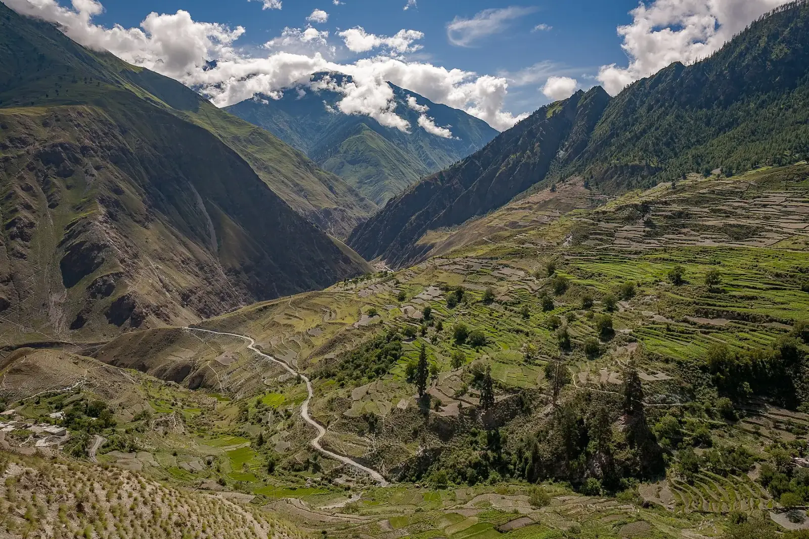 Sight from Juphal — on the Lower Dolpo / Phoksundo trek route