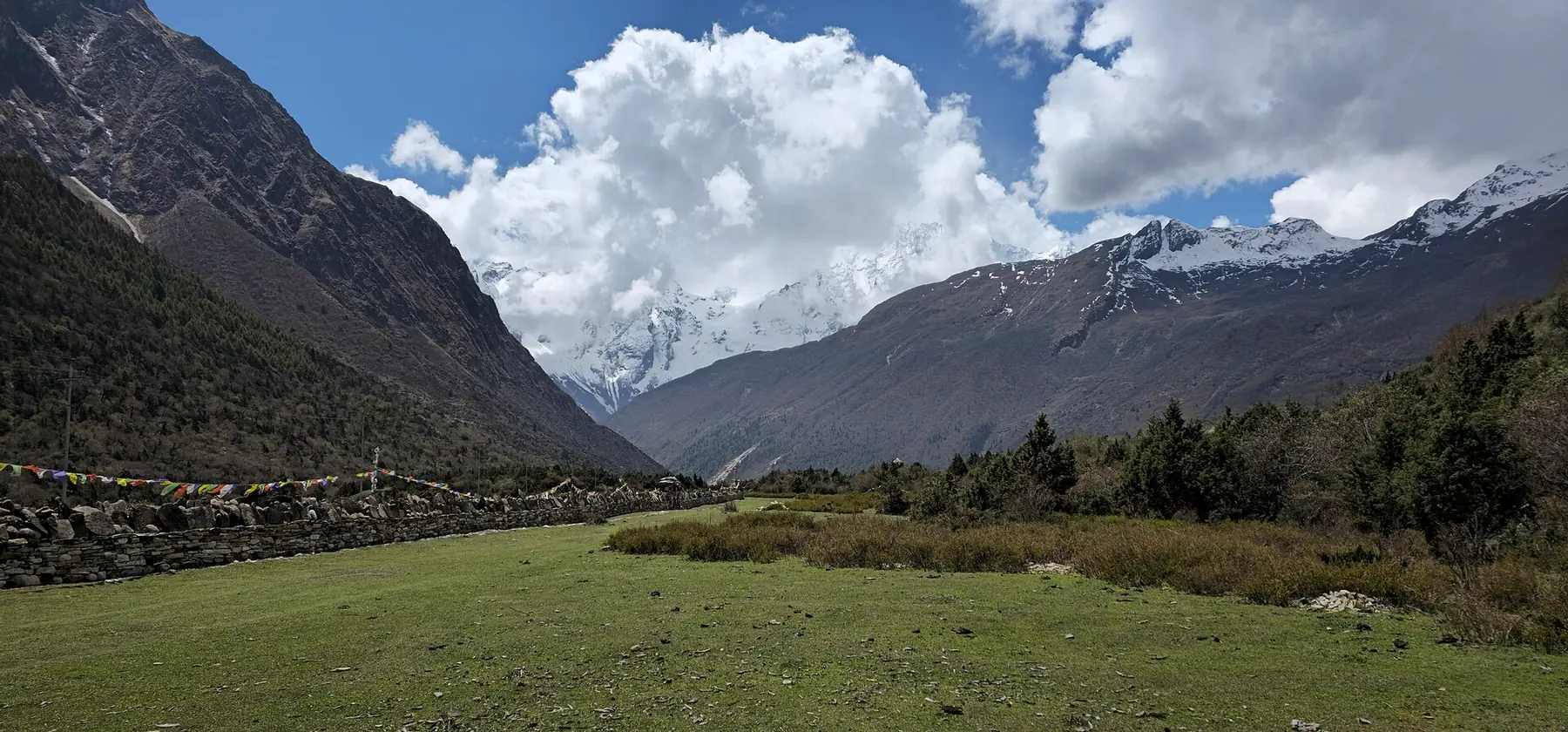 Samagaun Village Manaslu Circuit — on the Manaslu Circuit + Tsum Valley trek route