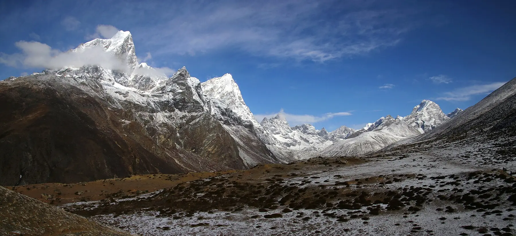 Scenery on the Three Passes trek route